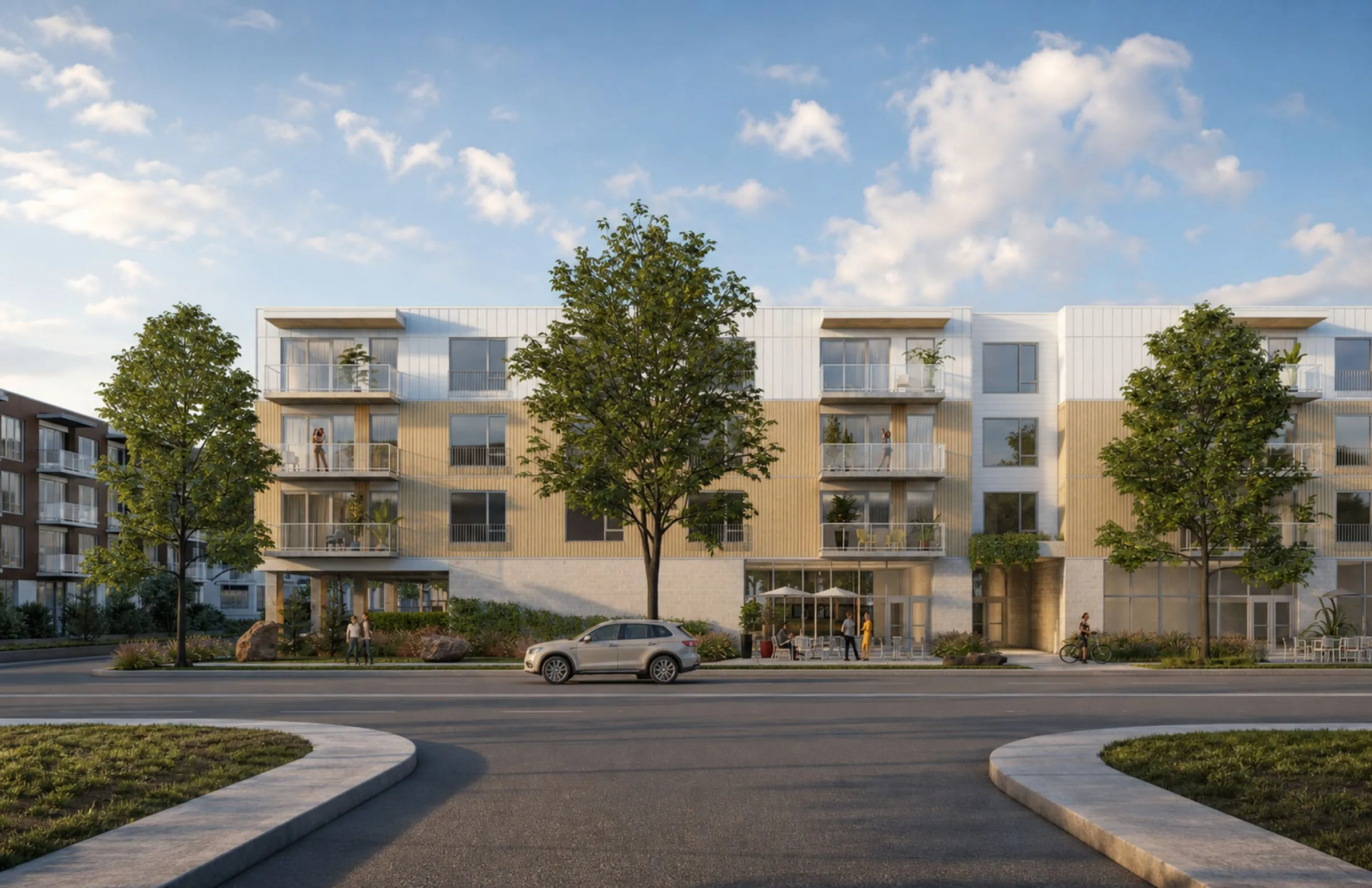 Belle-Vue sur le Fleuve au coucher du soleil, rue Notre-Dame à Repentigny